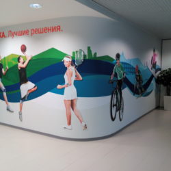 Полуовальная Маркерная стена